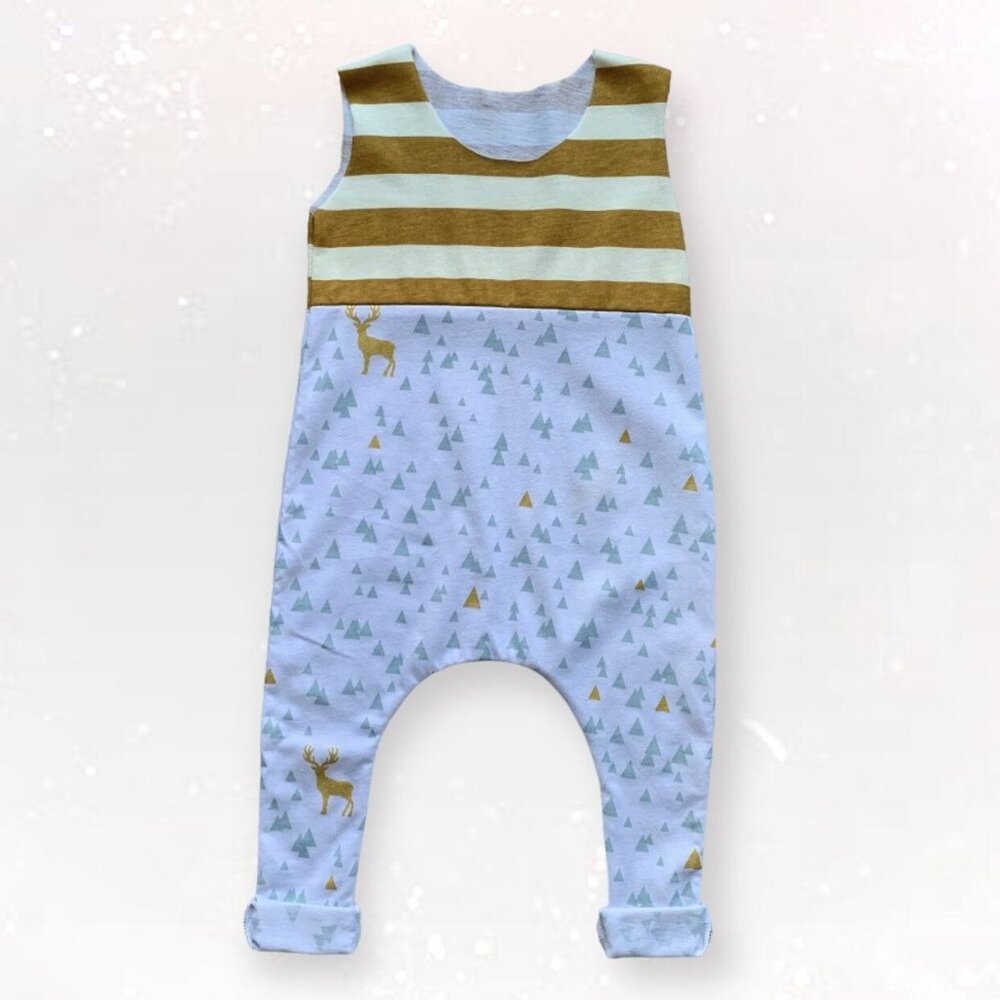 NWOT Handmade Deer Print Jumpsuit